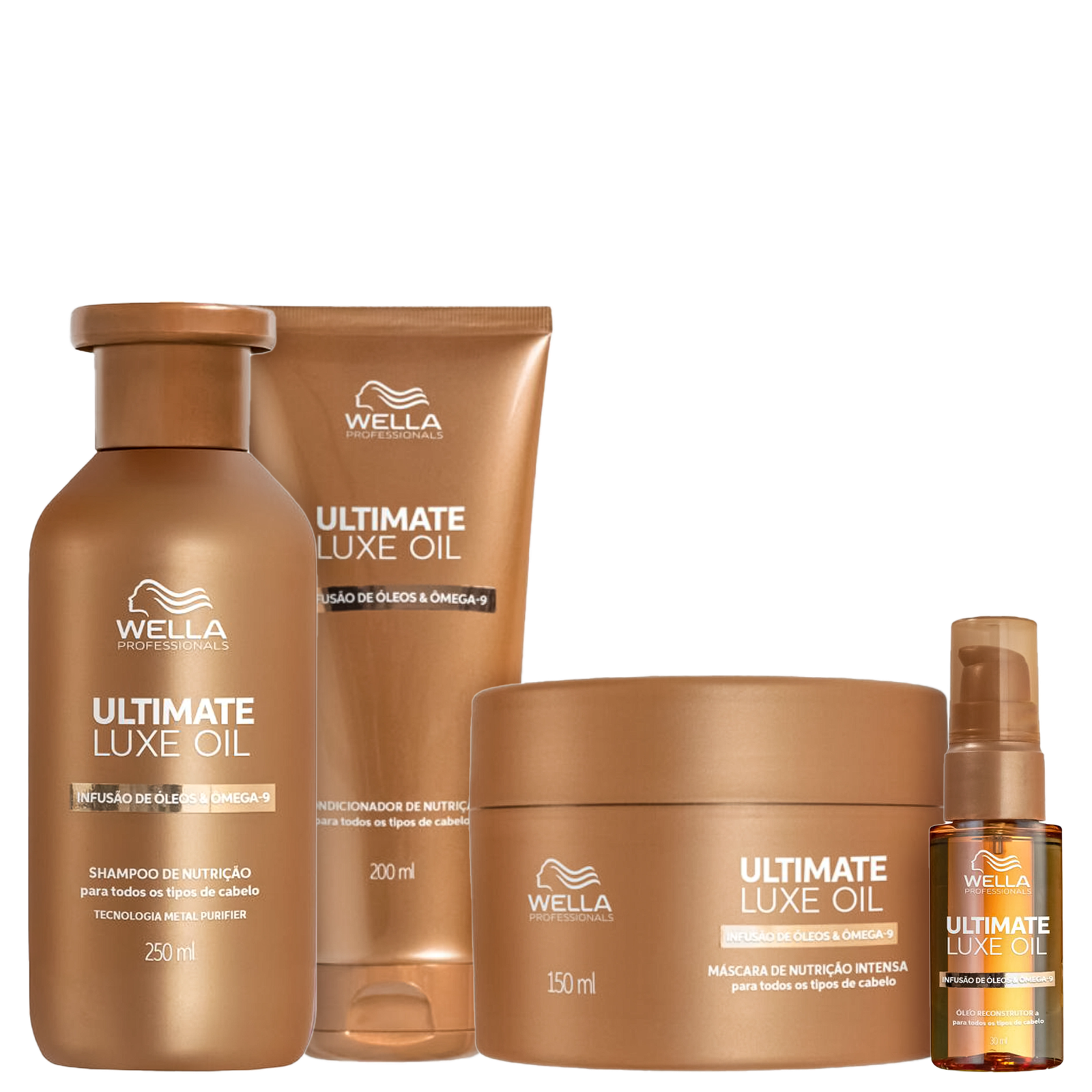 Kit Wella Professionals Ultimate Luxe Oil (4 Produtos) — Wella Professionals | Farmácia Resyla