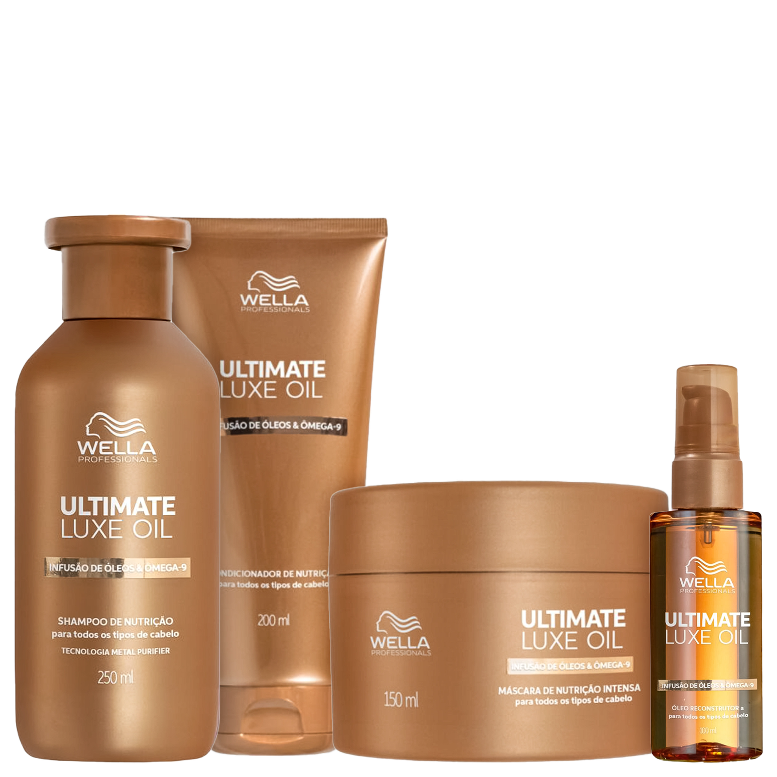 Kit Wella Professionals Ultimate Luxe Oil Frizz Control (4 Produtos) — Wella Professionals | Farmácia Resyla