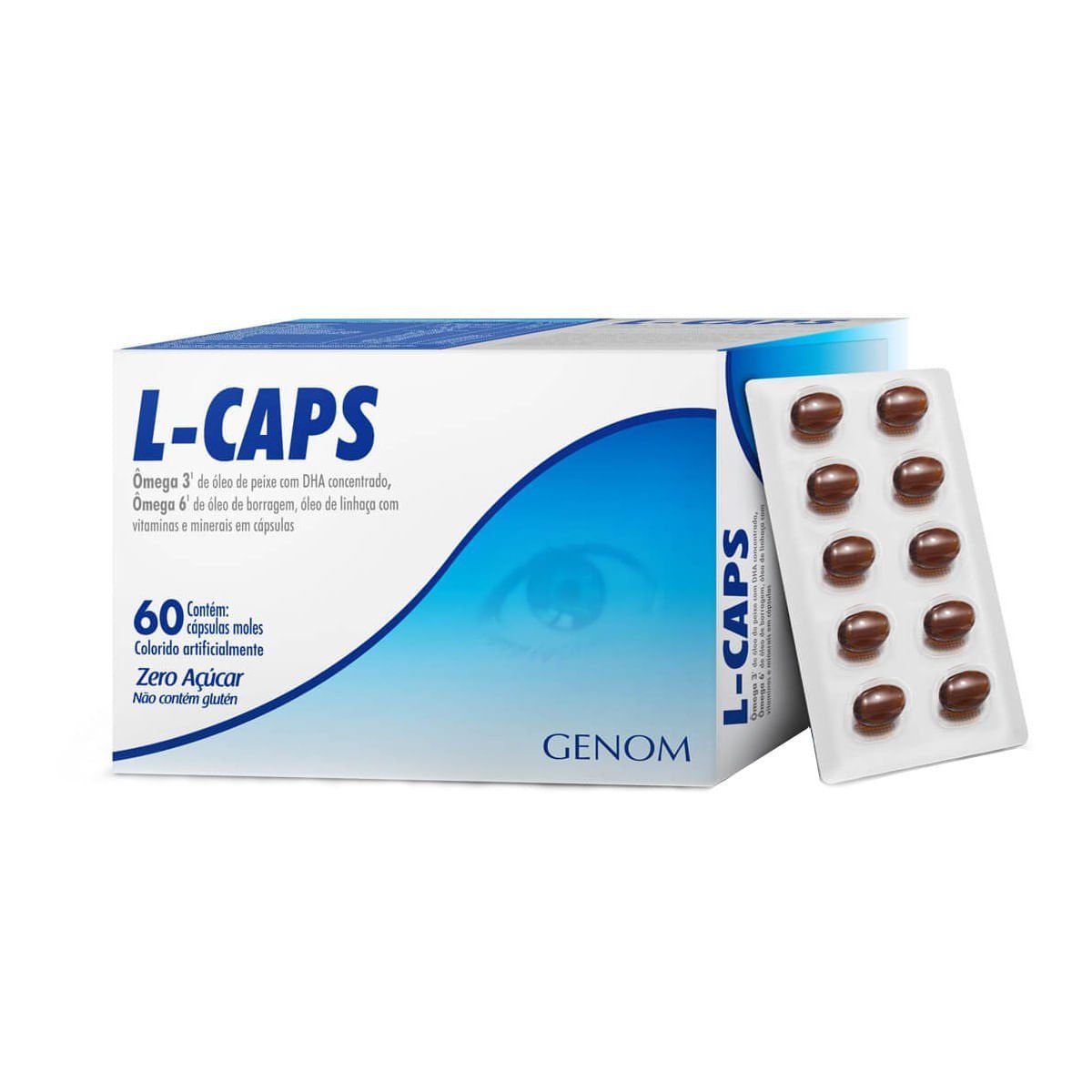 L-Caps D+ Ômega 3+Vitamina D 60 Cápsulas Moles — | Farmácia Resyla
