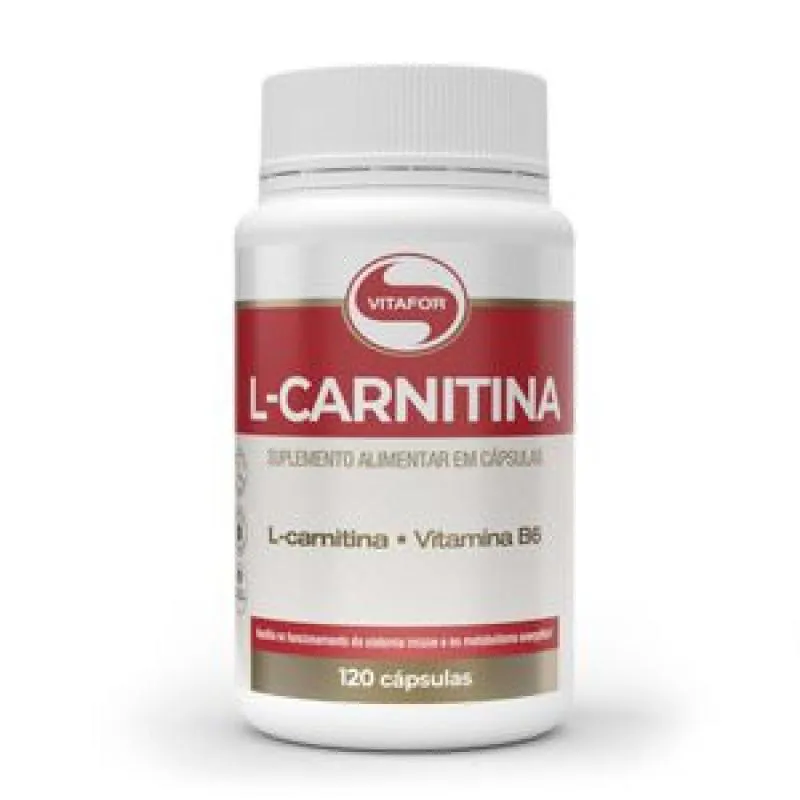 L-carnitina Vitafor 120 Cápsulas — Vitafor | Farmácia Resyla