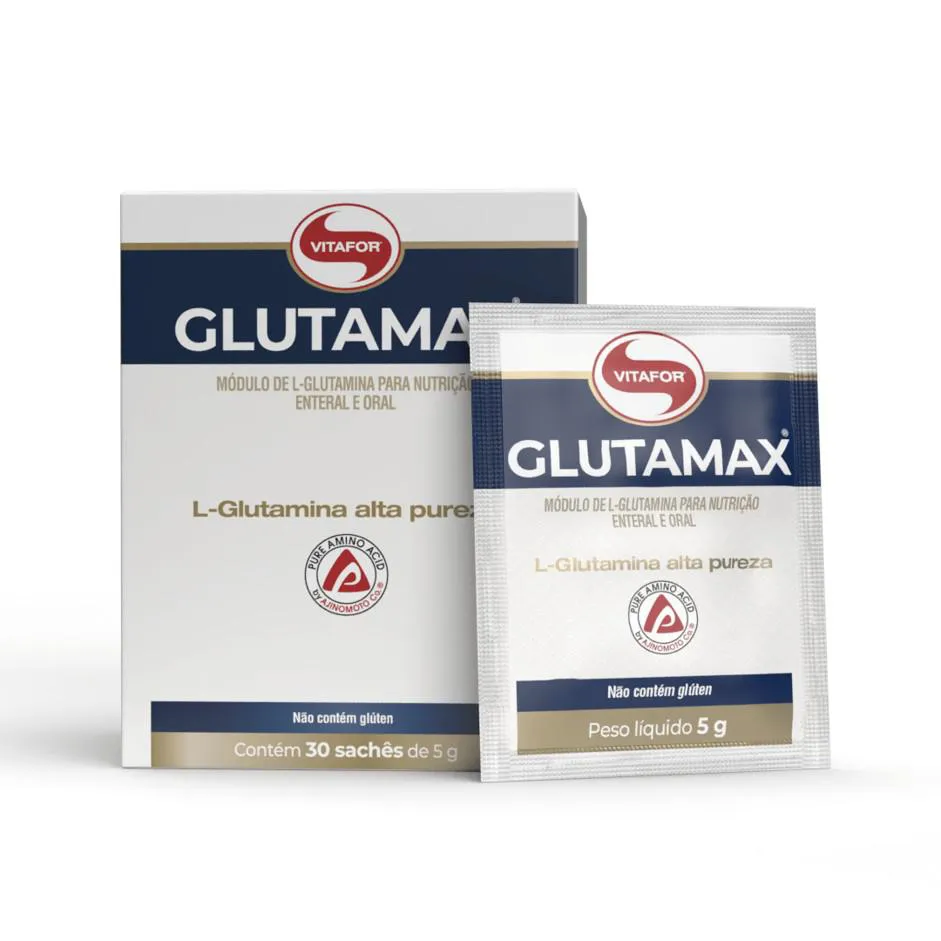 L-Glutamina Glutamax Vitafor 30 Sachês 5g — Glutamax | Farmácia Resyla