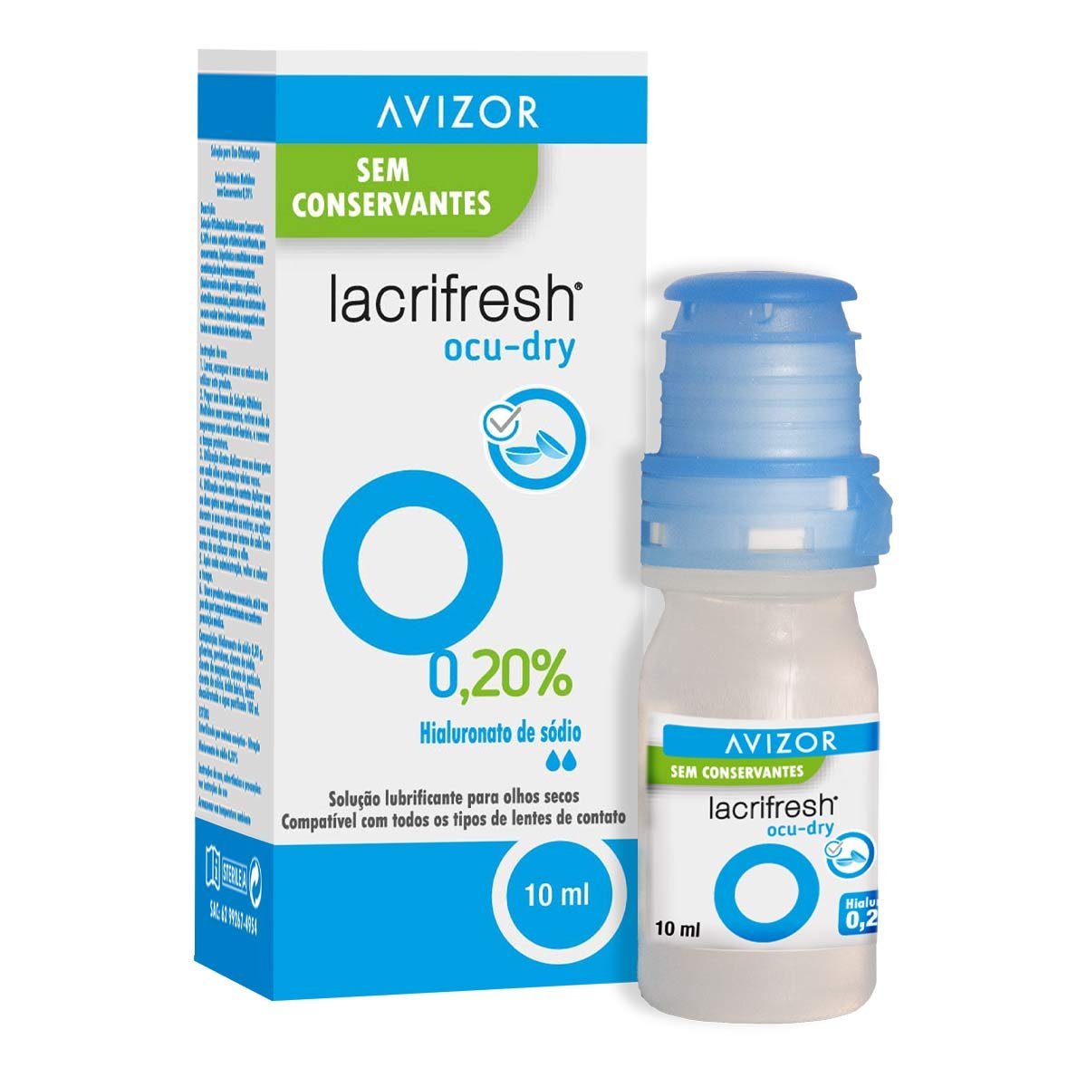 Lacrifresh Ocu-Dry 0,20% Colírio 10ml Sem Conservantes — | Farmácia Resyla