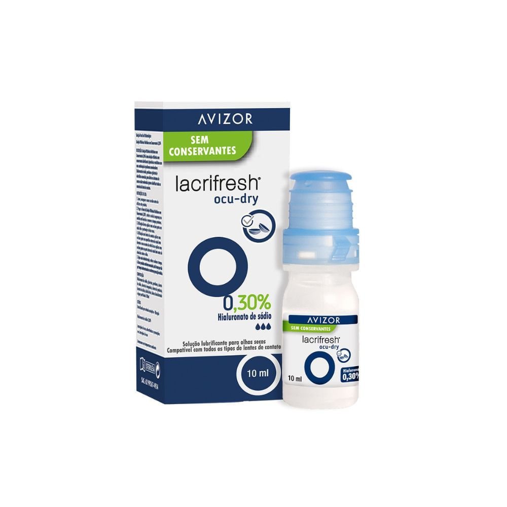 Lacrifresh Ocu-Dry 0,30% Colírio 10ml Sem Conservantes — | Farmácia Resyla
