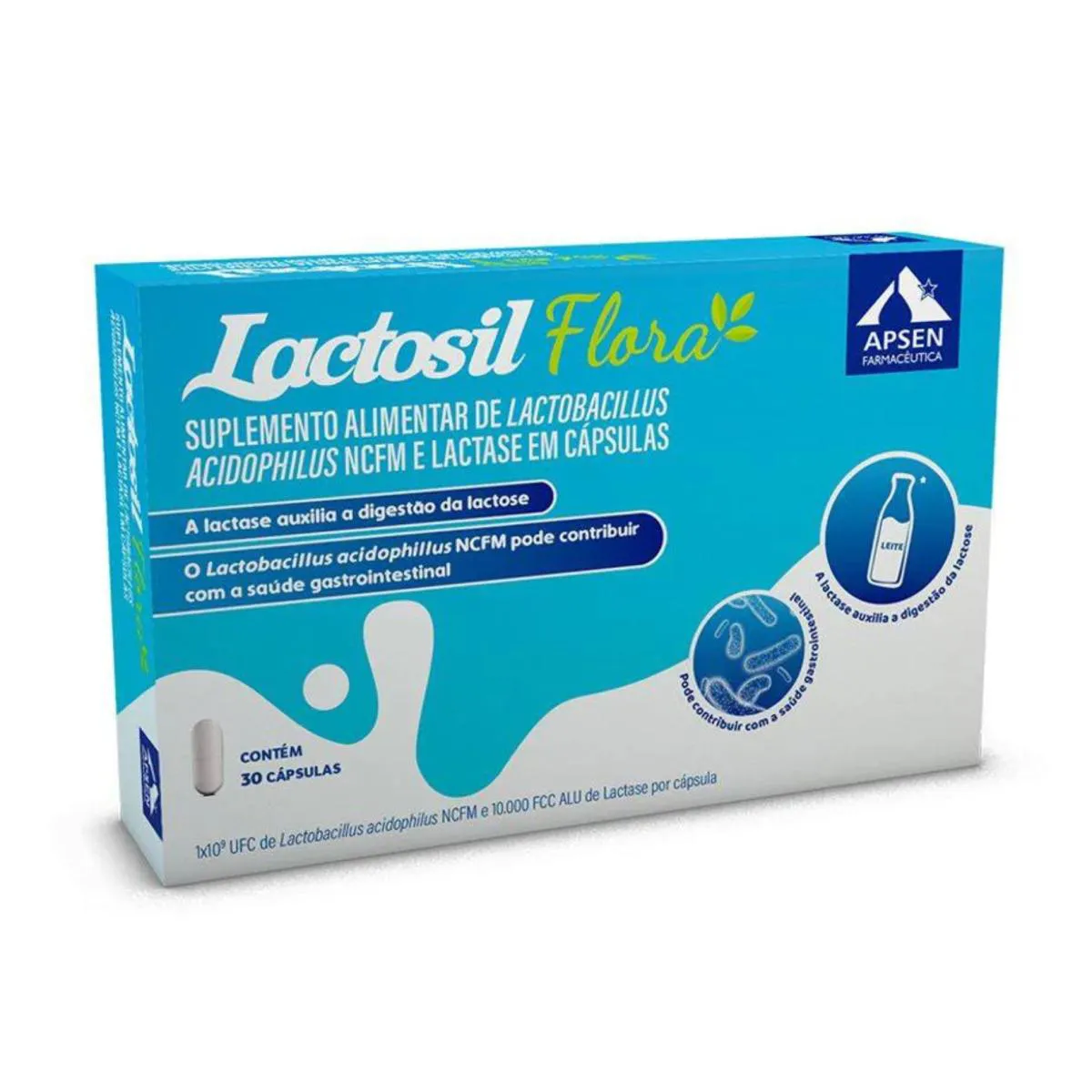 Lactosil Flora 30 cápsulas - Apsen — Apse | Farmácia Resyla
