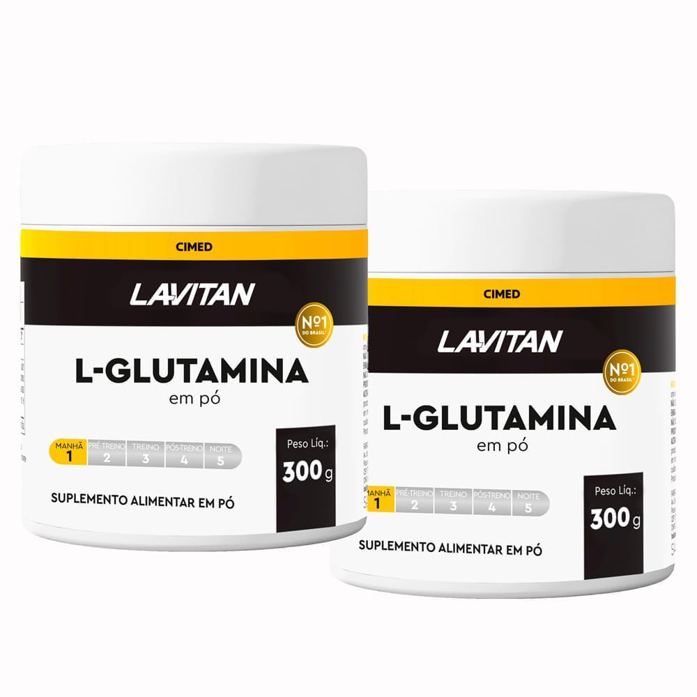 Lavitan L-Glutamina 300 g com Dosador — Lavitan | Farmácia Resyla
