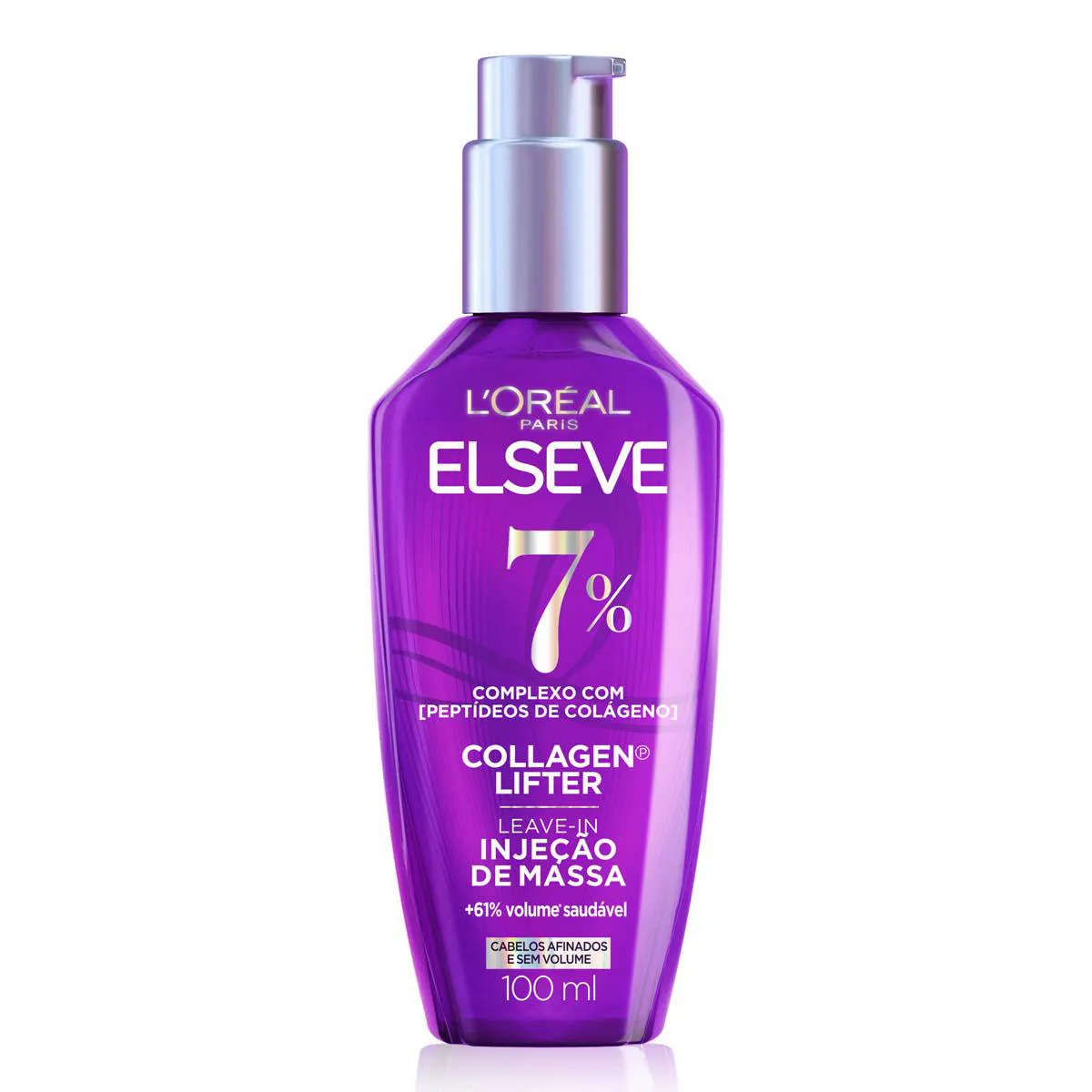 Leave-in Injeção de Massa Elseve Collagen Lifter Injeção de Massa Capilar com +61% de Volume 100ml — Elseve | Farmácia Resyla