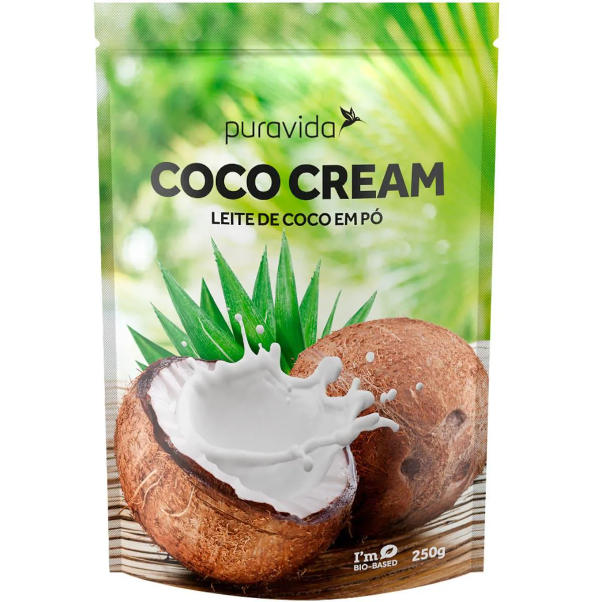 Leite de Coco em Pó Coco Cream 250g Puravida — Puravida | Farmácia Resyla