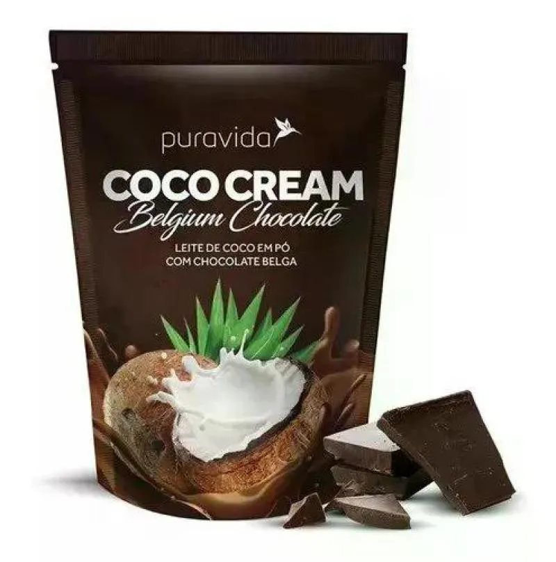 Leite de Coco em Pó Puravida Chocolate Belga 250g — Puravida | Farmácia Resyla