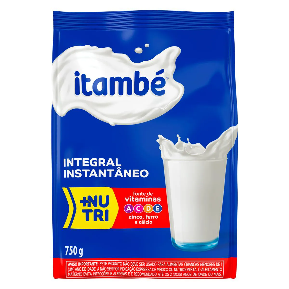 Leite em Pó Integral Instantâneo Itambé +Nutri 750g — Itambé | Farmácia Resyla