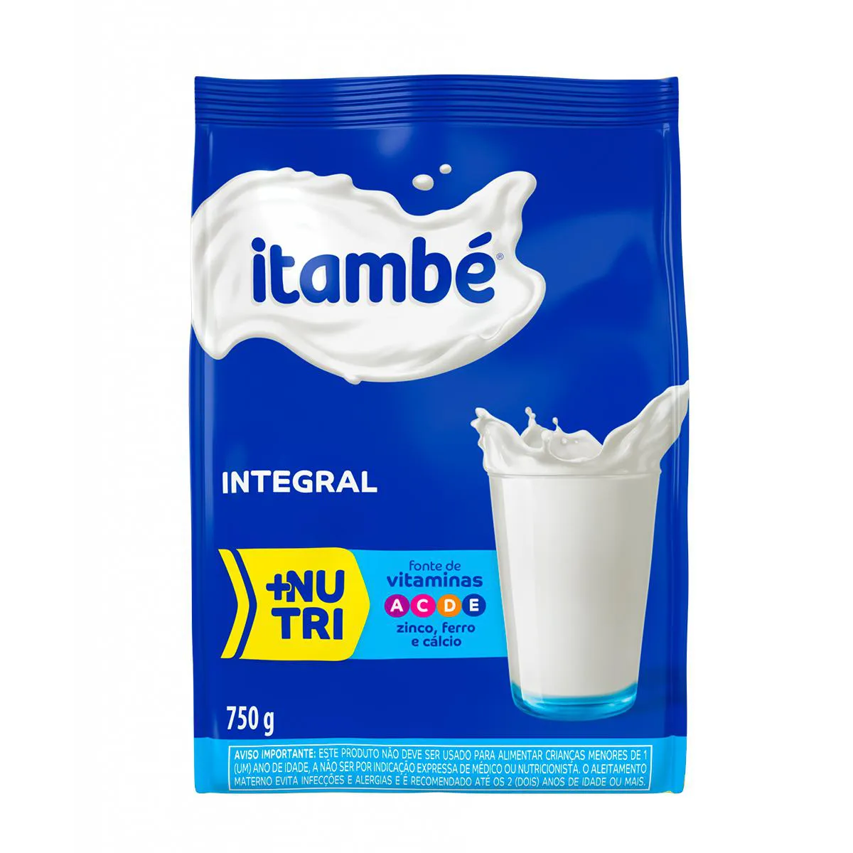 Leite em Pó Integral Itambé +Nutri 750g — Itambé | Farmácia Resyla