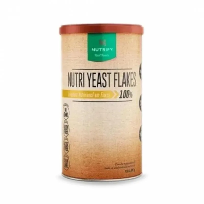 Levedura Nutricional Nutrify Nutri Yeast Flakes 300g — Nutrify | Farmácia Resyla