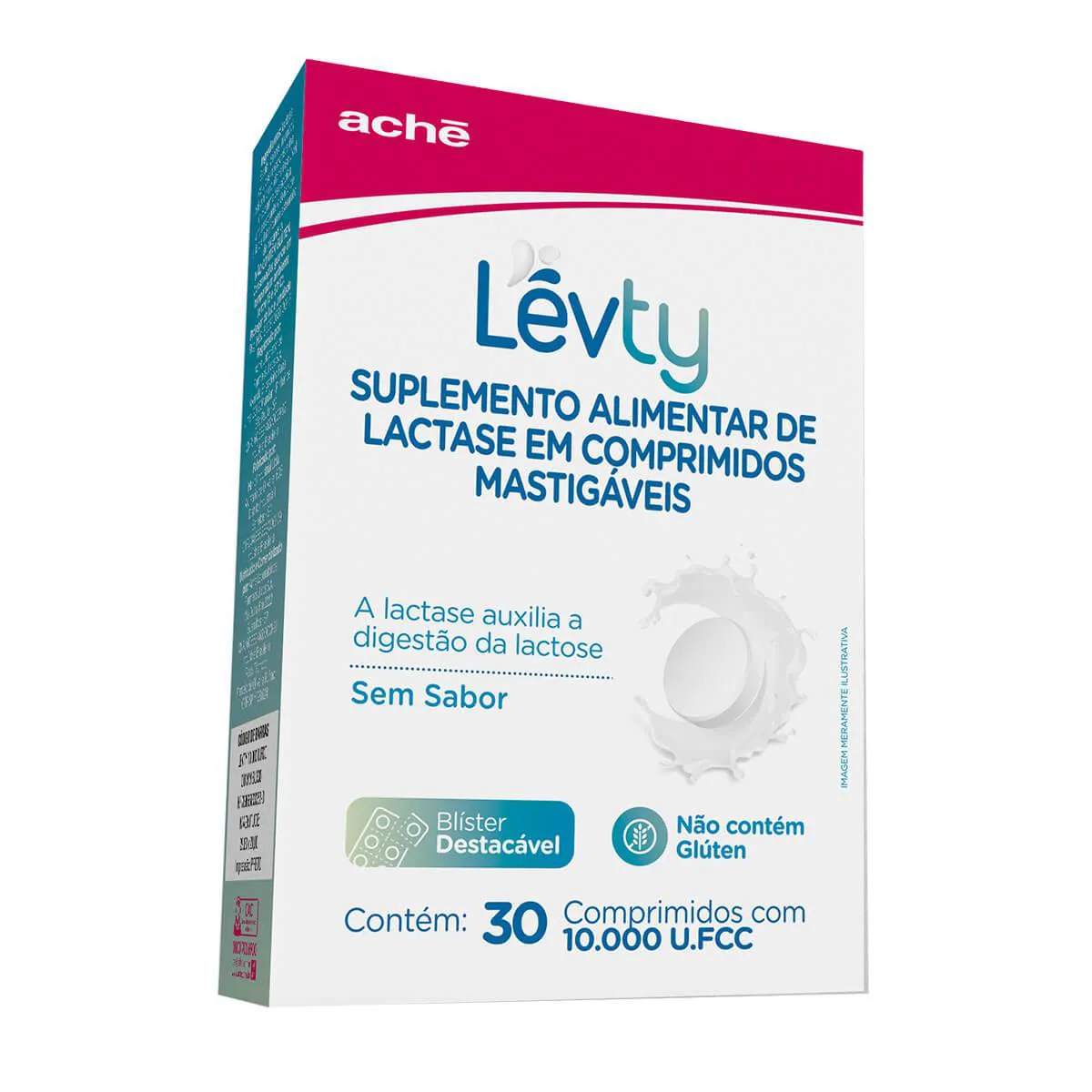 Lévty Suplemento Alimentar de Lactase Sem Sabor 30 comprimidos — | Farmácia Resyla