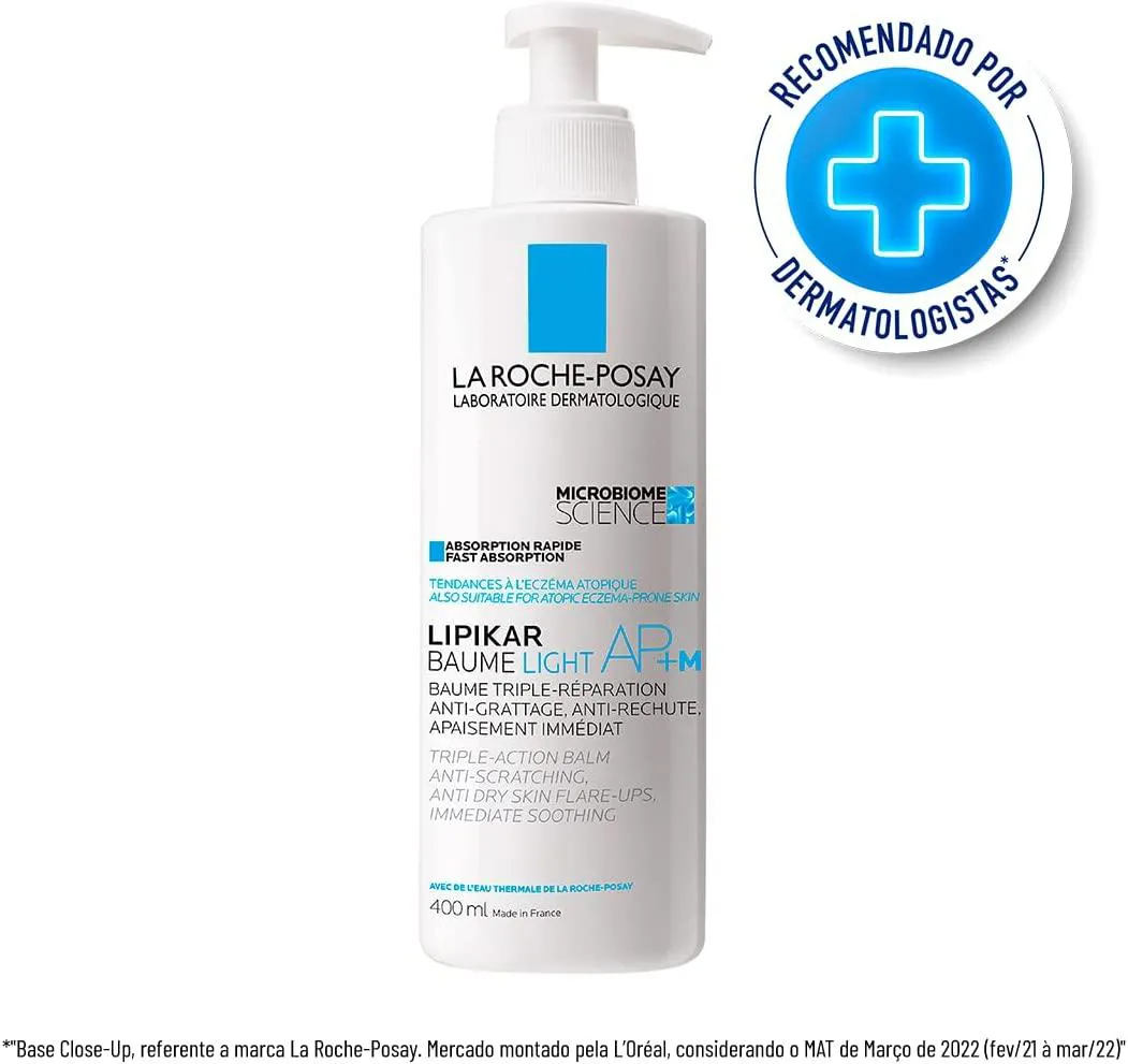 Lipikar Baume Light Ap+m 400ml - La Roche-posay — La Roche-Posay | Farmácia Resyla