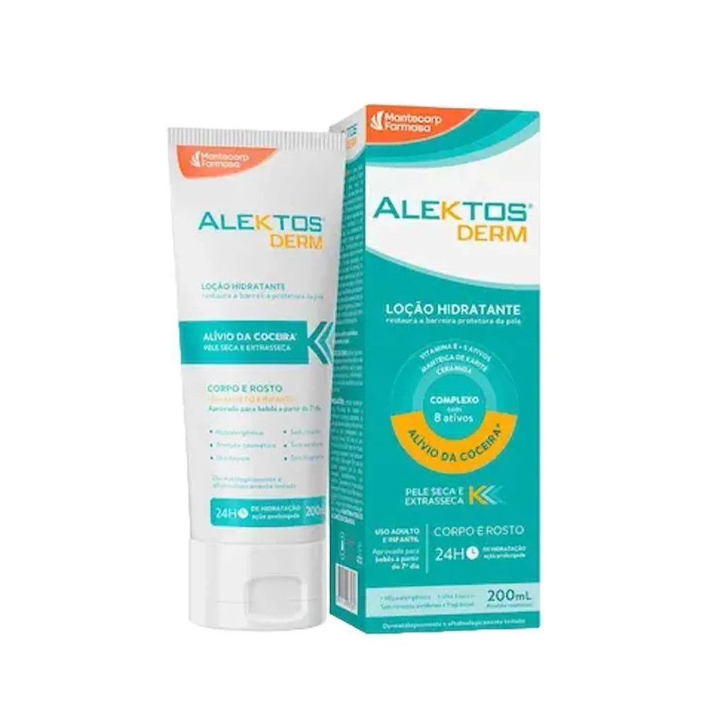 Loção Hidratante Alektos Derm Corpo e Rosto 200ml — | Farmácia Resyla