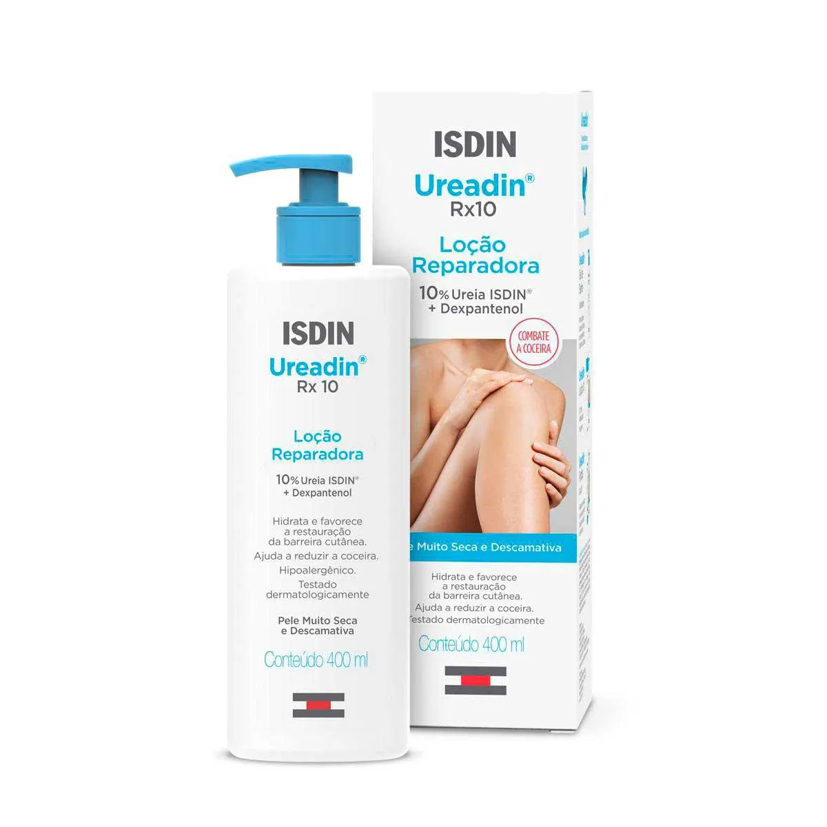 Loção Hidratante Corporal Isdin Ureadin Rx10 com 400ml — Isdin | Farmácia Resyla