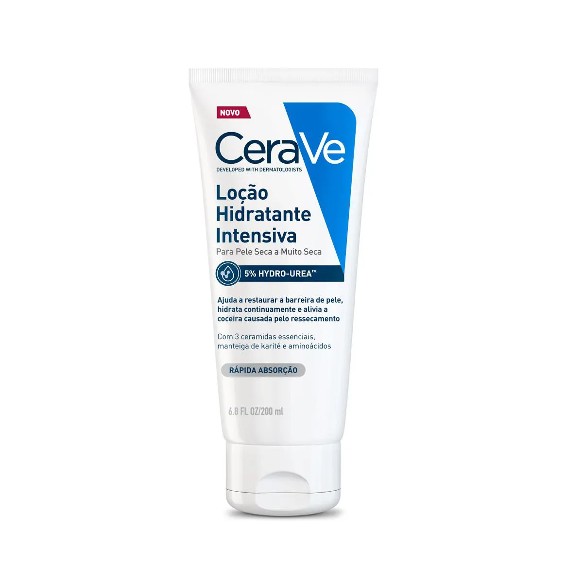 Loção Hidratante Intensiva Cerave Hydro-Urea Pele Seca Hidratação Intensiva para Pele Muito Seca 200ml — Cerave | Farmácia Resyla