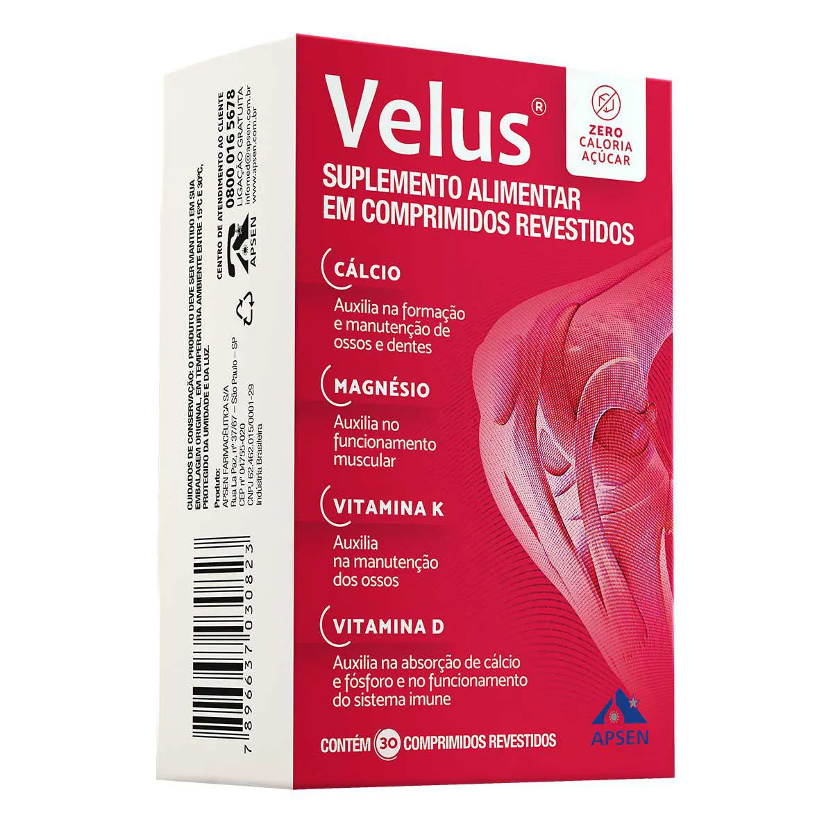Magnésio Velus 30 comprimidos — | Farmácia Resyla