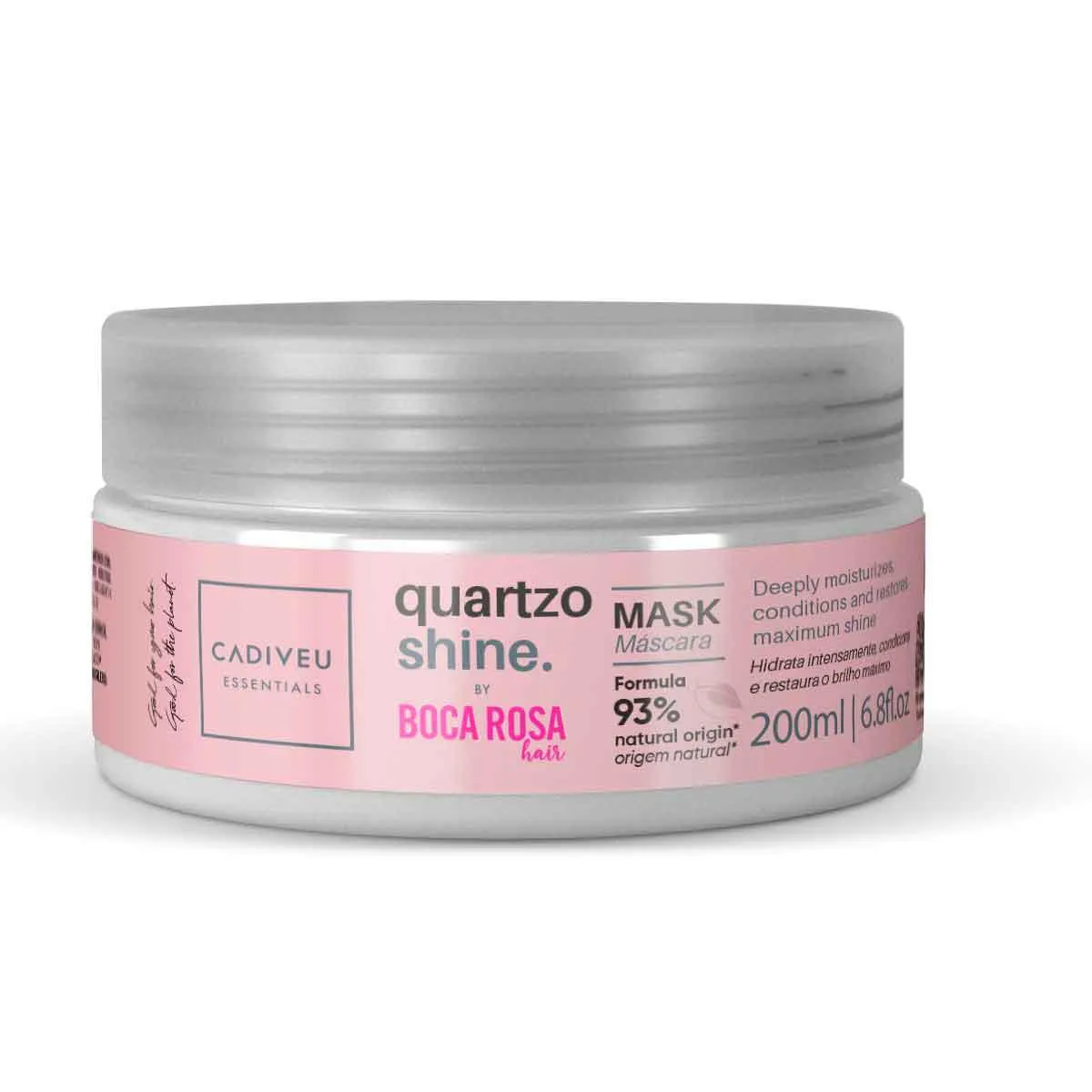 Máscara Capilar Cadiveu Quartzo Shine By Boca Rosa 200ml — Cadiveu | Farmácia Resyla