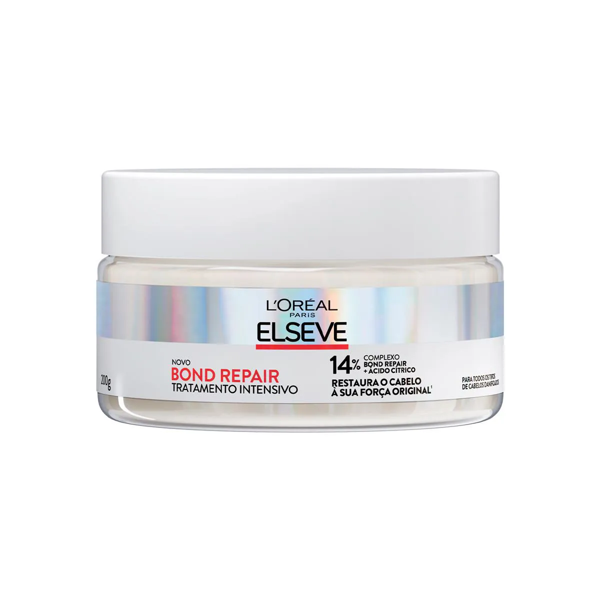 Máscara de Cabelo Tratamento Intensivo Elseve Bond Repair Máscara Reparadora Molecular com Ácido Cítrico 200g — Elseve | Farmácia Resyla