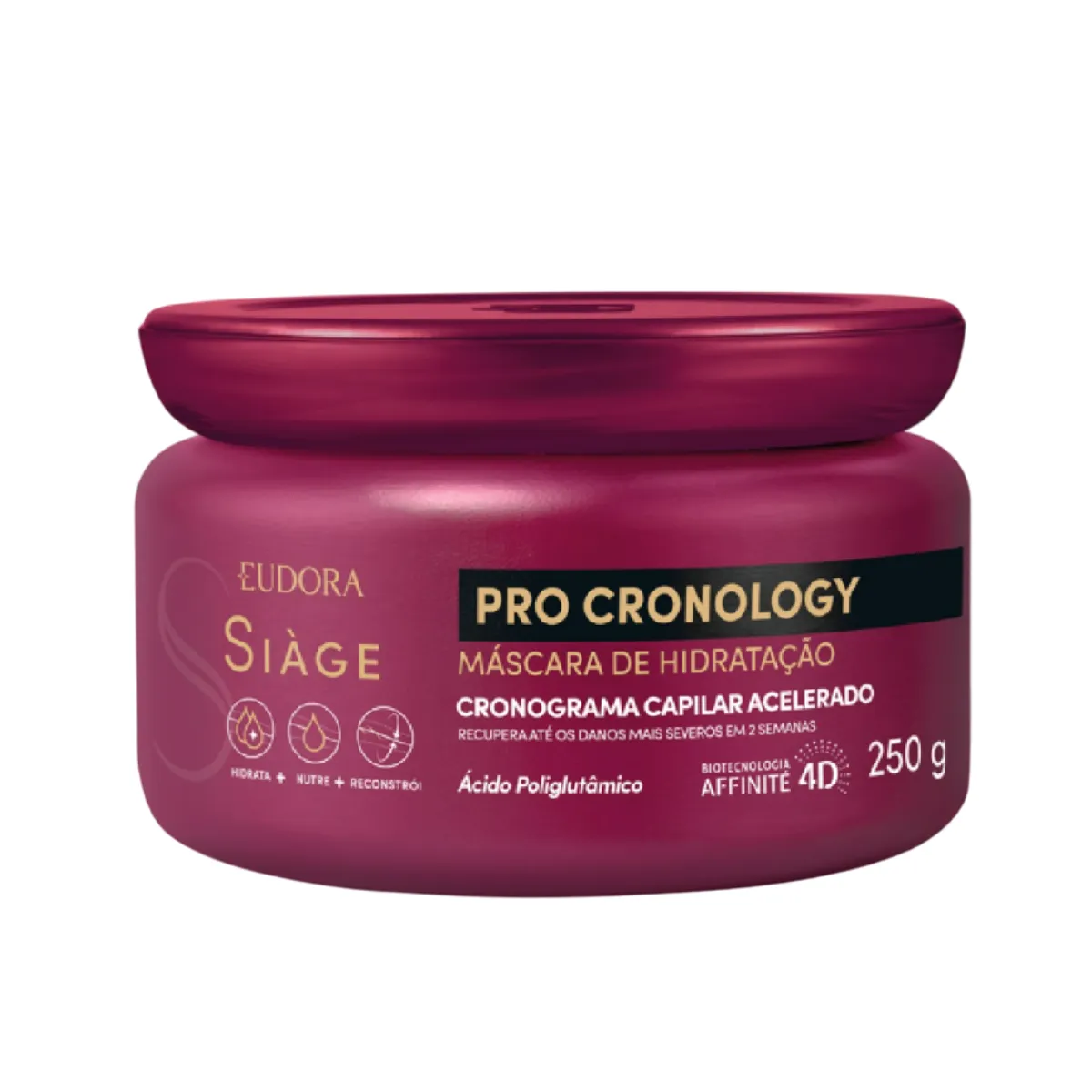 Máscara de Hidratação Eudora Siàge Pro Cronology 250g — Eudora | Farmácia Resyla