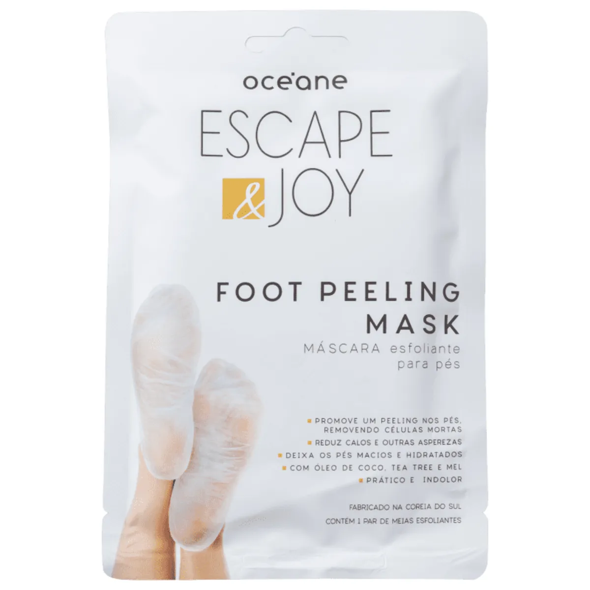 Máscara Esfoliante para os Pés Océane Escape & Joy 1 par — | Farmácia Resyla