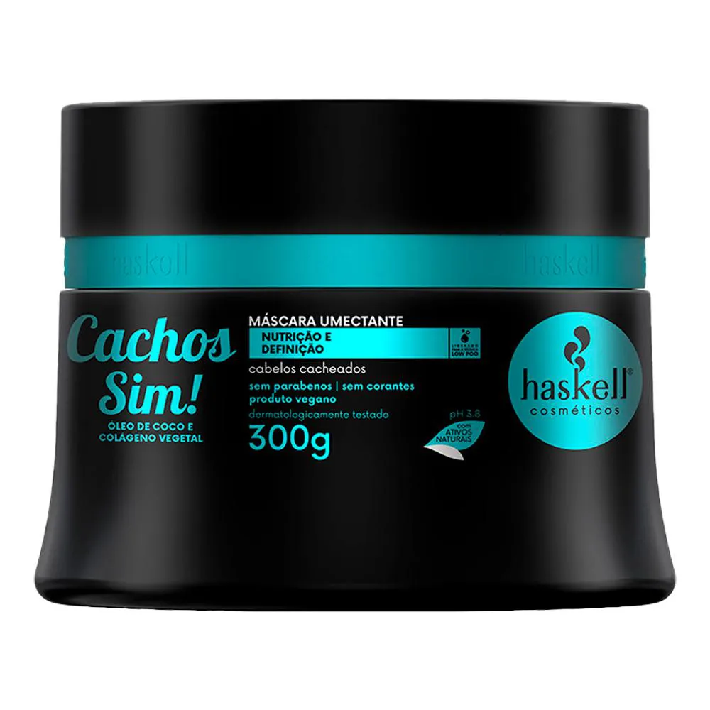 Máscara Haskell Cachos Sim 300ml — Haskell | Farmácia Resyla