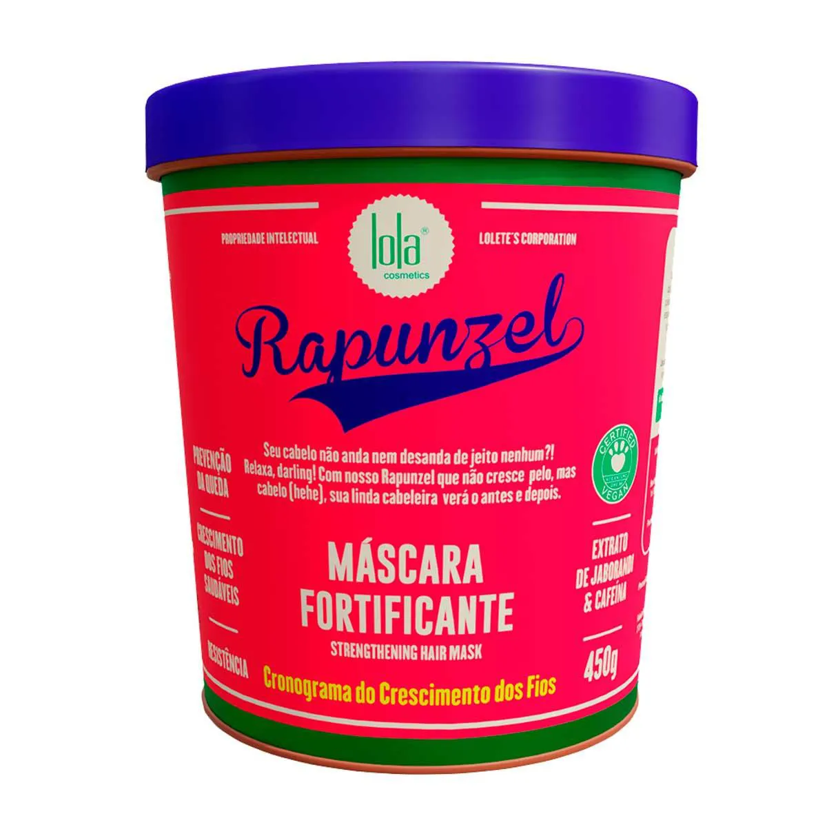Máscara Lola Cosmetics Rapunzel 450g — Lola Cosmetics | Farmácia Resyla