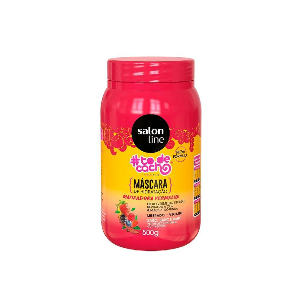 MáSCARA SALON LINE MAIONESE MATIZADORA VERMELHA - 500G — Salon Line | Farmácia Resyla