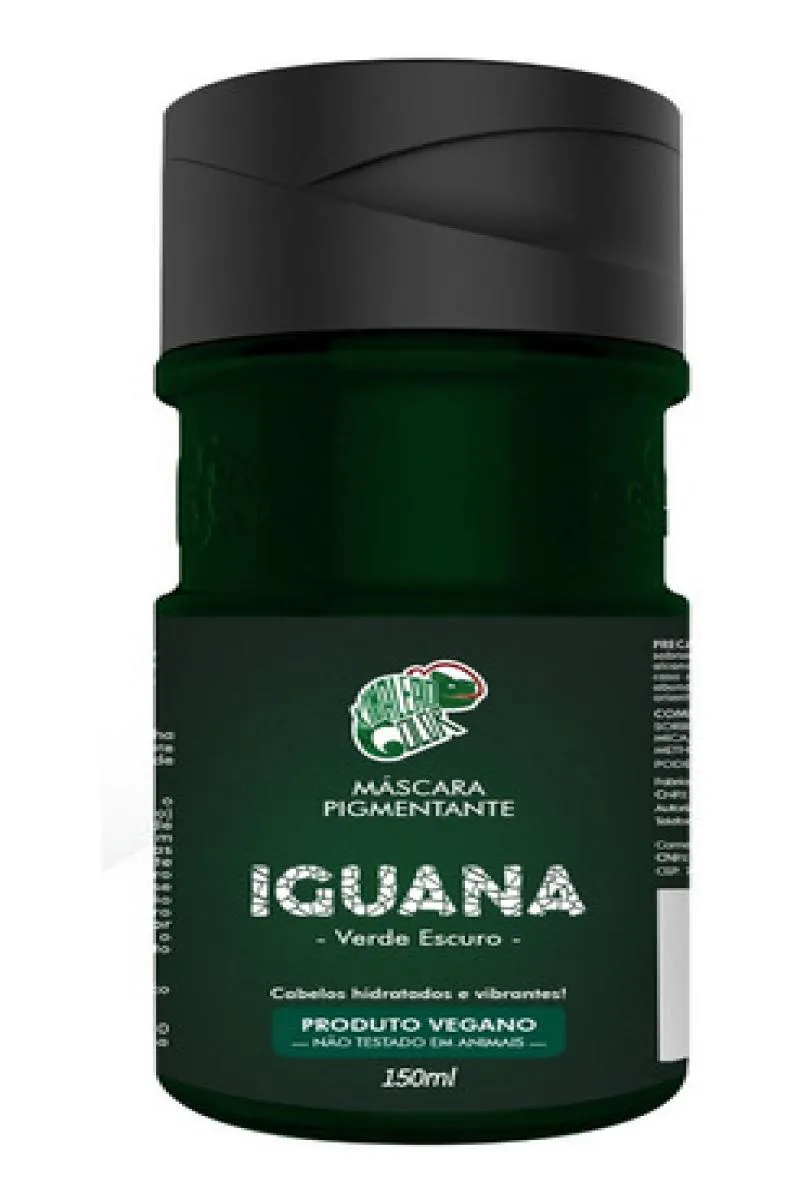 Máscara Tonalizante Iguana Kamaleão Color Verde Escuro 150ml — | Farmácia Resyla
