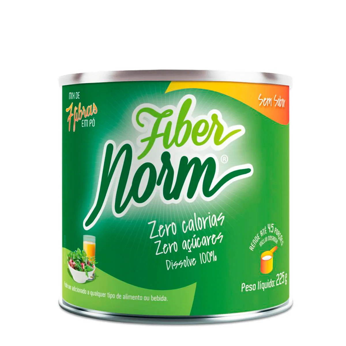 Mix de Fibras Fibernorm em Pó Solúvel Lata com 225g — | Farmácia Resyla