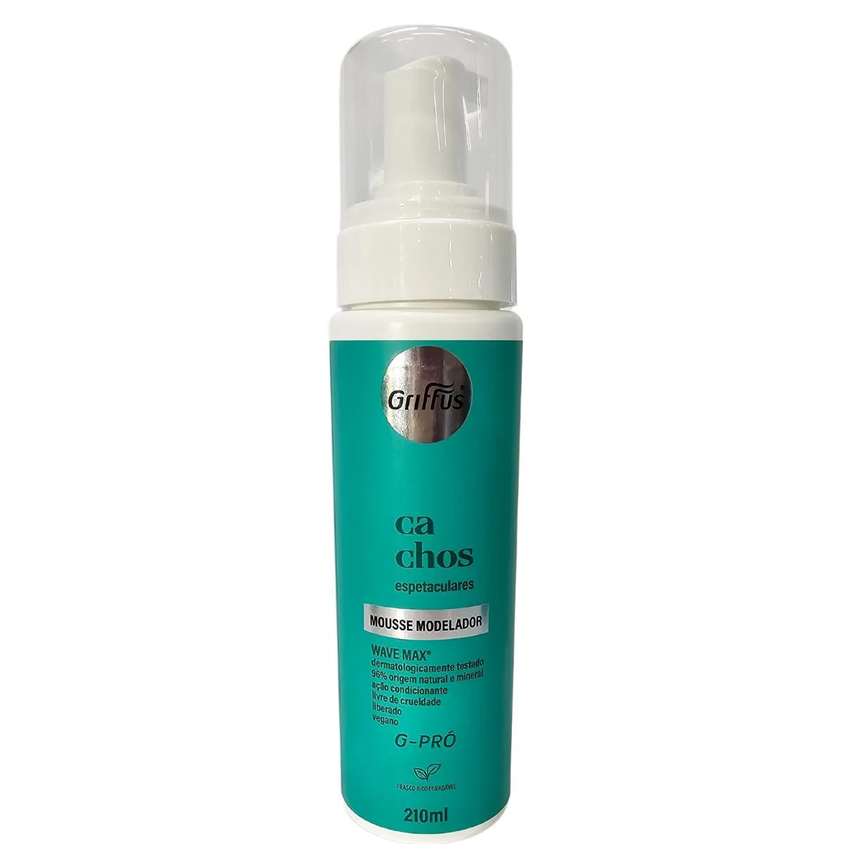Mousse Modelador Cachos Espetaculares Vegano G-pró Griffus 210ml — | Farmácia Resyla