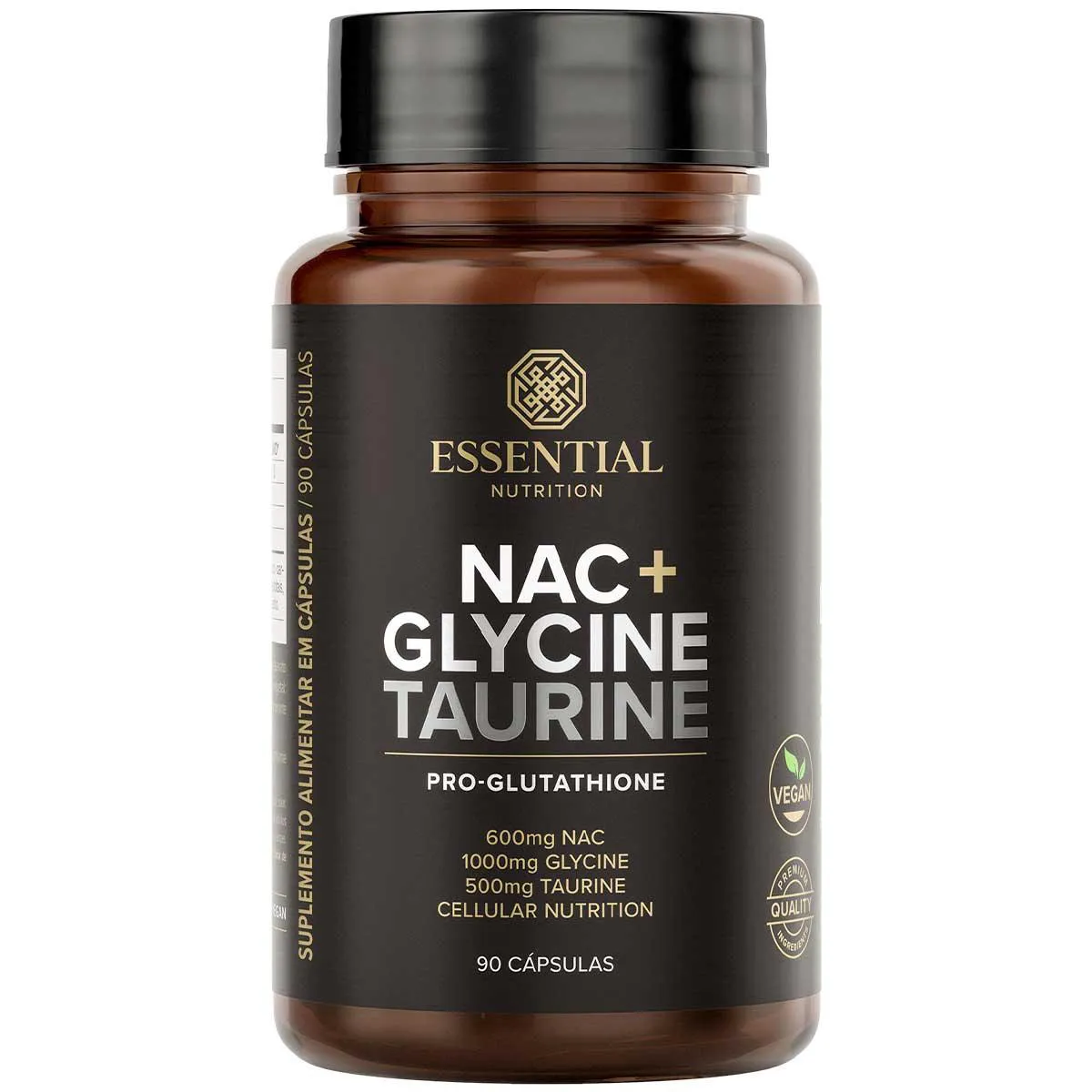Nac + Glycine + Taurina - (90 Cápsulas) - Essential Nutrition — Essential Nutrition | Farmácia Resyla