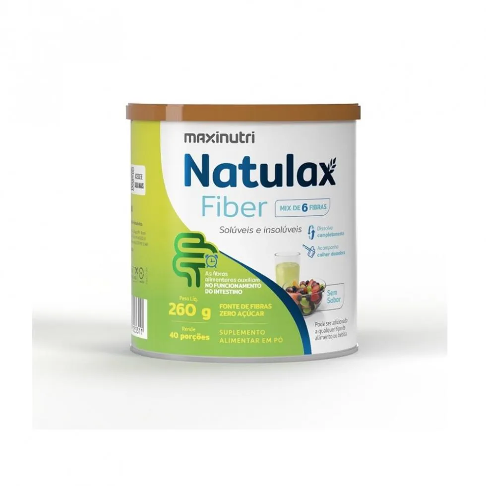 Natulax Fiber (260g) - Padrão: Único — | Farmácia Resyla