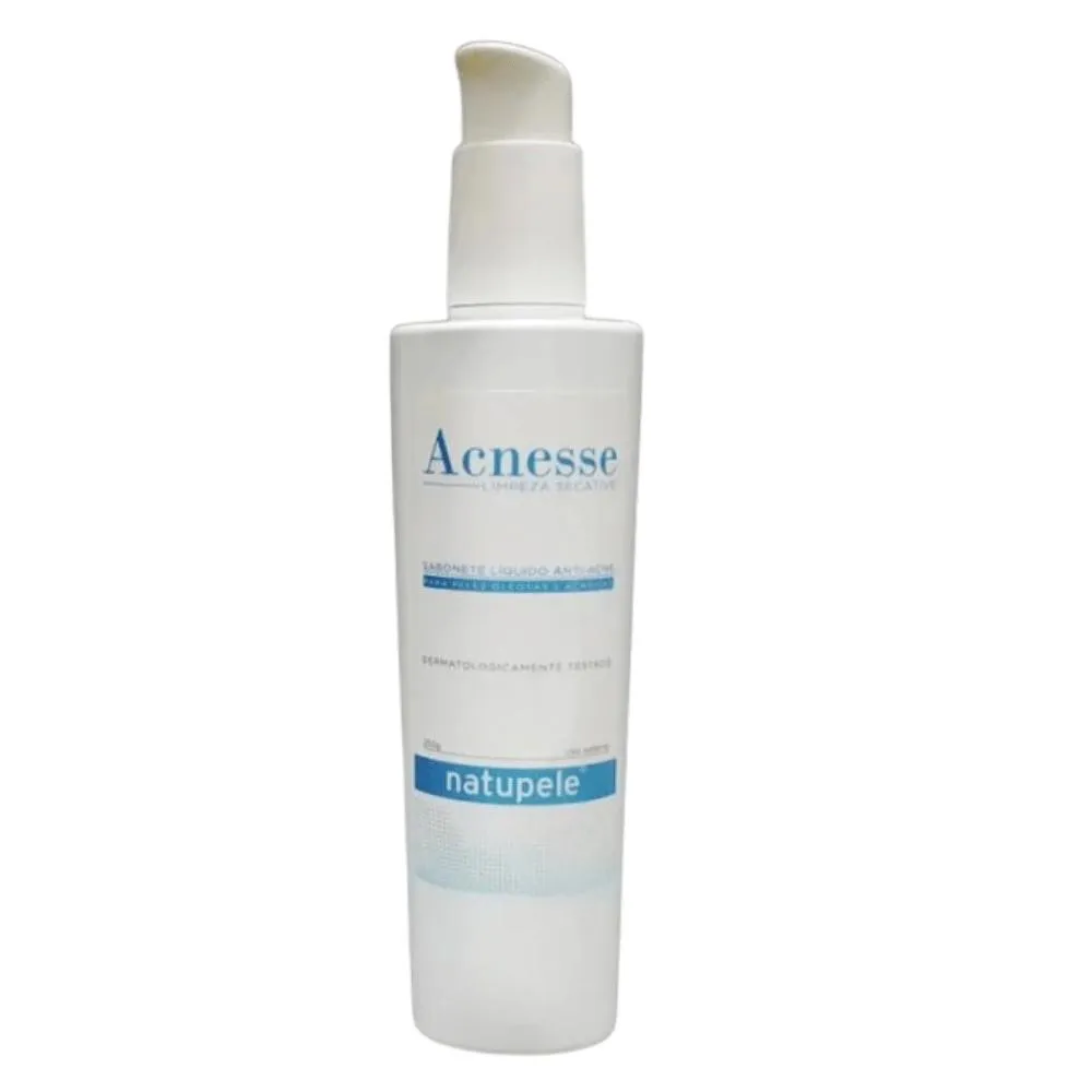 Natupele Acnesse Antiacne Sabonete Líquido Limpeza Secative 250G — | Farmácia Resyla