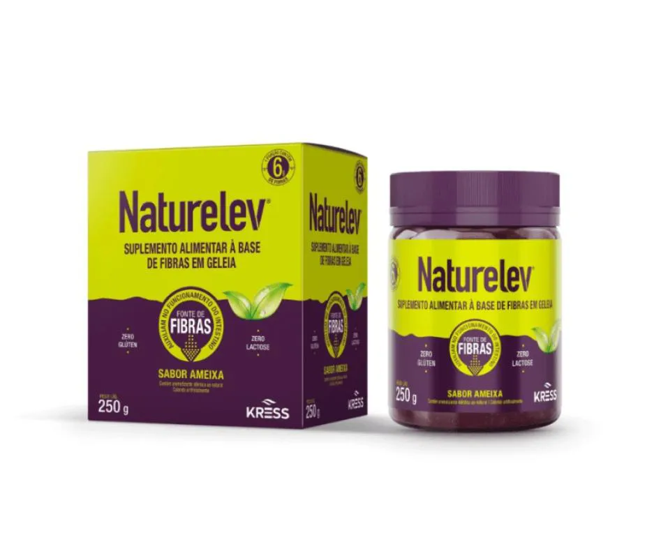 Naturalev Suplemento Alimentar À Base de Fibras Em Geléia Ameixa Kress 250G — Natura | Farmácia Resyla