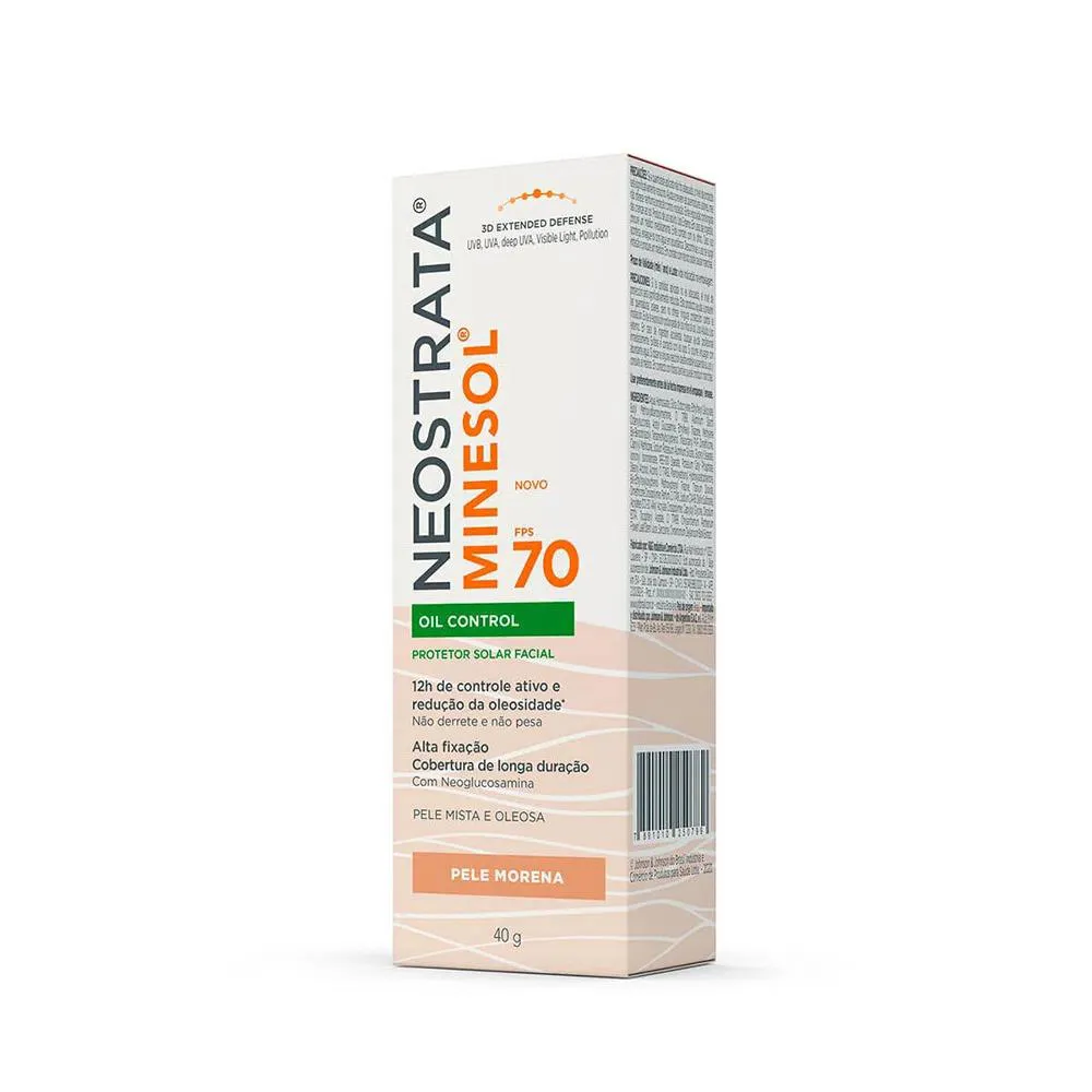 Neostrata Minesol Oil Control Protetor Solar Pele Morena Fps70 40G — | Farmácia Resyla