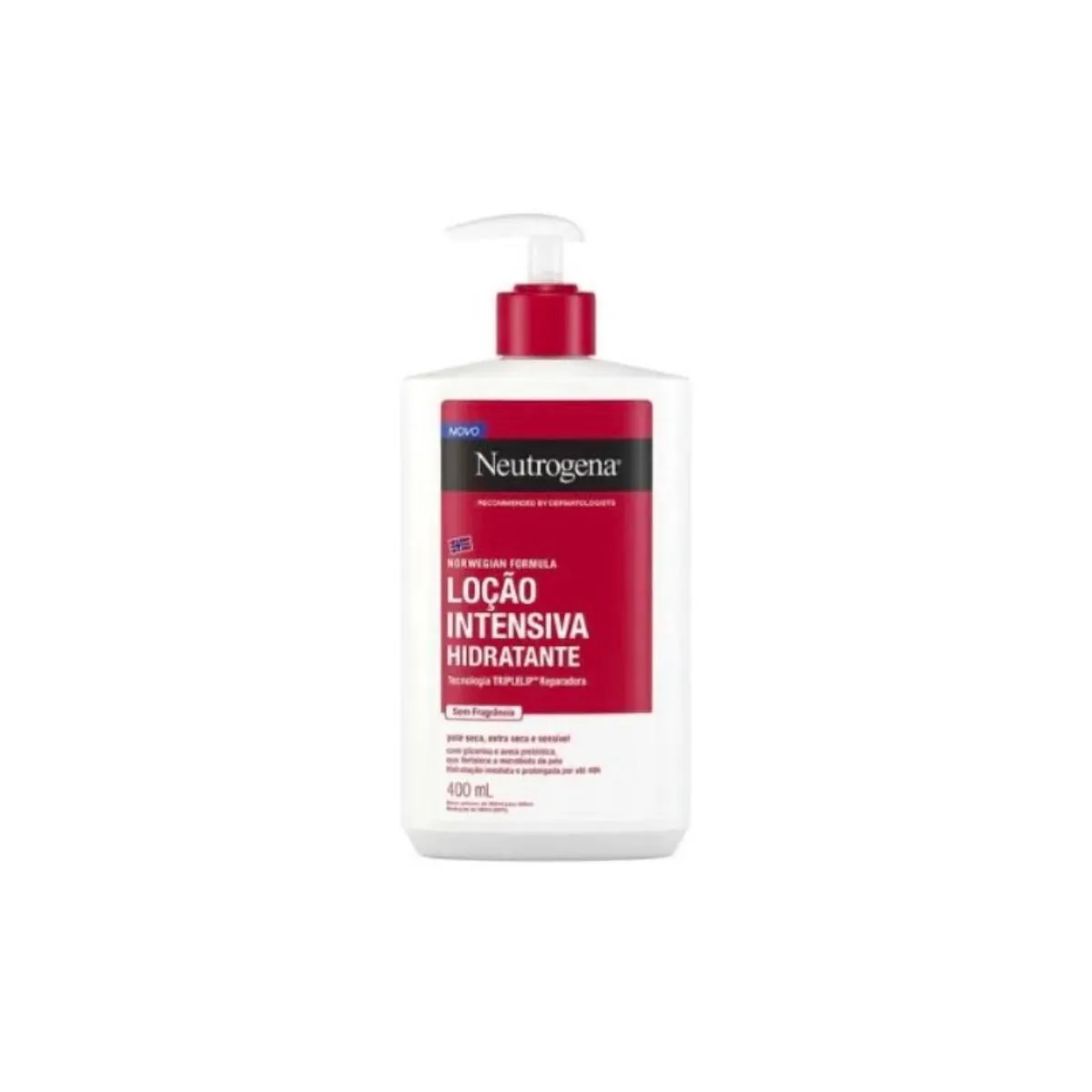 Neutrogena Norwegian Loção Intensiva Hidratante 400ml sem Fragrância — Neutrogena | Farmácia Resyla