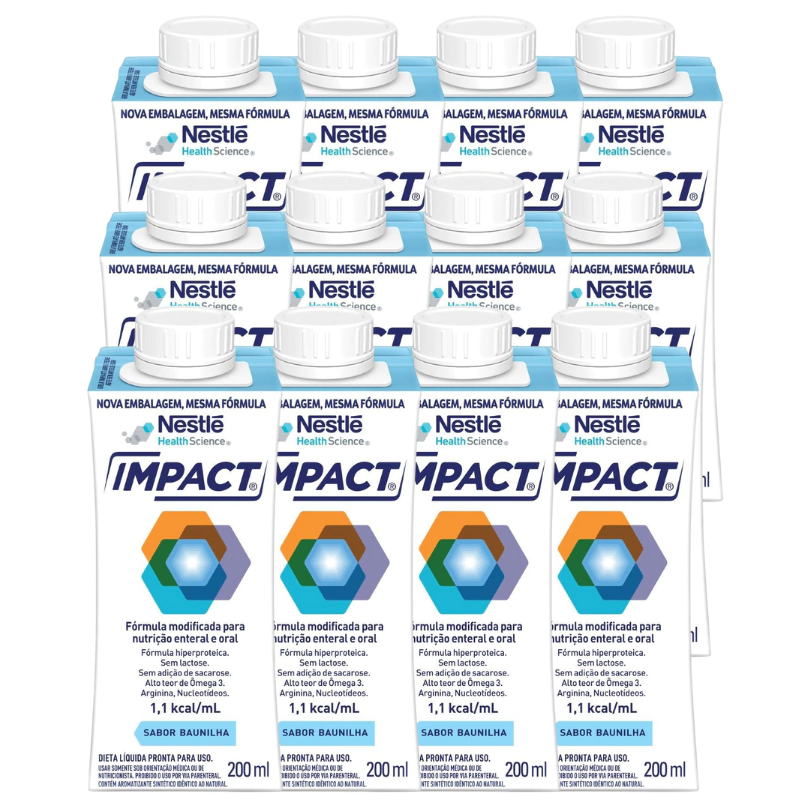Nutrição Enteral E Oral Impact Baunilha 200Ml 12 Unidades — | Farmácia Resyla
