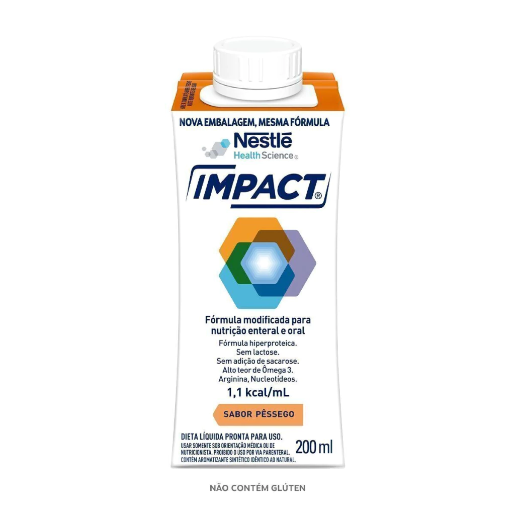 Nutrição Enteral E Oral Impact Pêssego 200Ml — | Farmácia Resyla