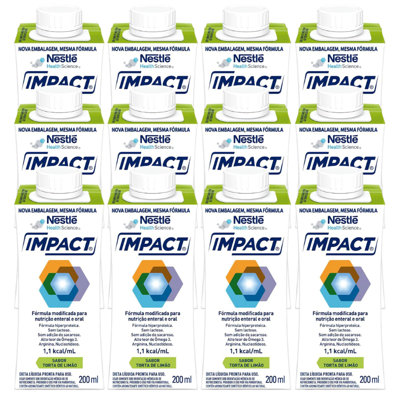 Nutrição Enteral E Oral Impact Torta De Limão 200Ml 12 Unidades — | Farmácia Resyla