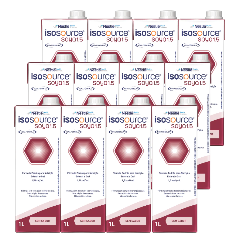 Nutrição Enteral E Oral Isosource Soya 1.5 1L 12 Unidades — Isosource | Farmácia Resyla