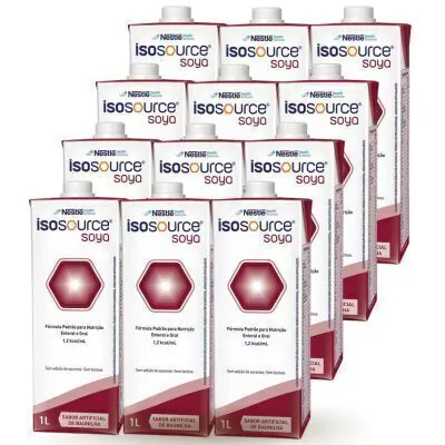 Nutrição Enteral E Oral Isosource Soya 1L 12 Unidades — Isosource | Farmácia Resyla