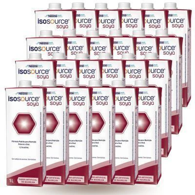 Nutrição Enteral E Oral Isosource Soya 1L 24 Unidades — Isosource | Farmácia Resyla