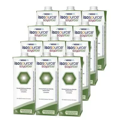 Nutrição Enteral E Oral Isosource Soya Fiber 1L 12 Unidades — Isosource | Farmácia Resyla