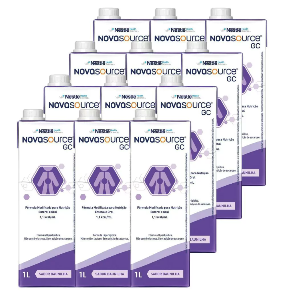Nutrição Enteral E Oral Novasource Gc 1L 12 Unidades — Novasource | Farmácia Resyla