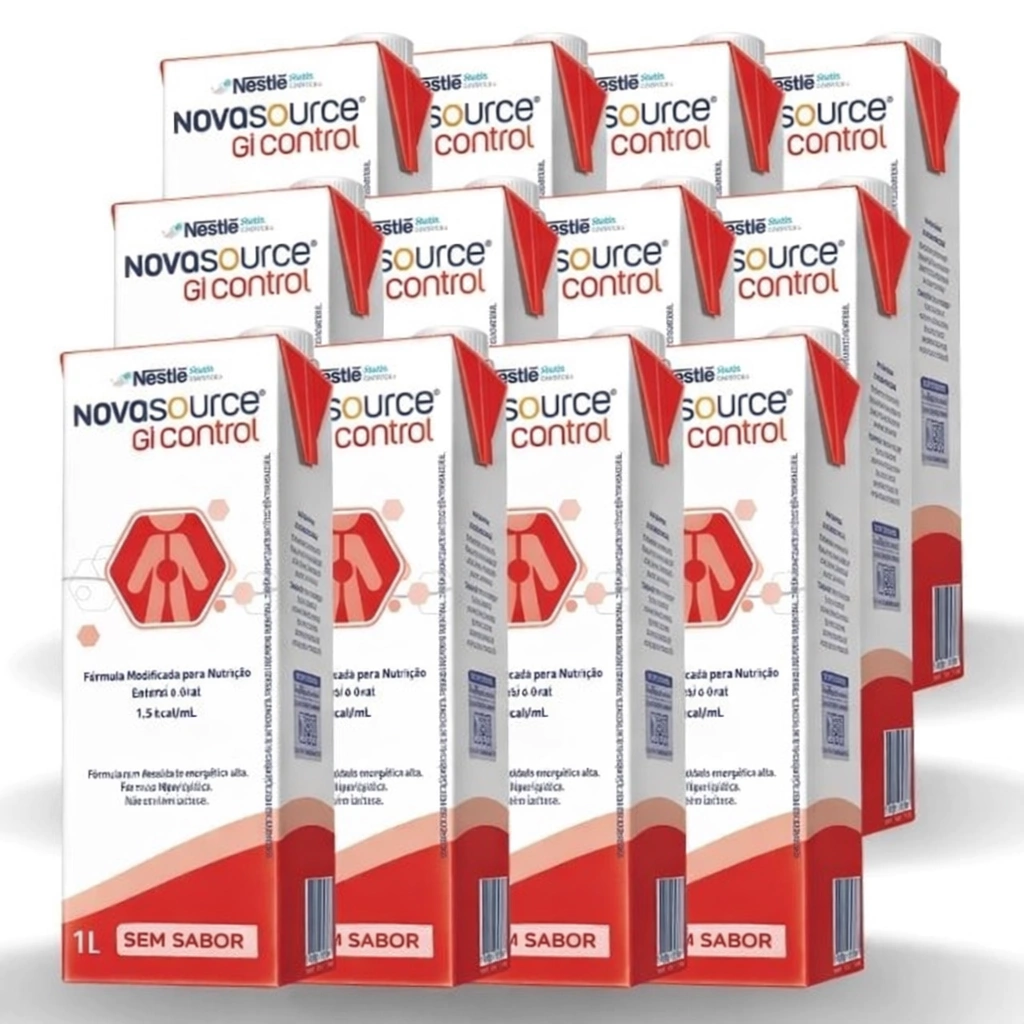 Nutrição Enteral E Oral Novasource Gi Control 1L 12 Unidades — Novasource | Farmácia Resyla