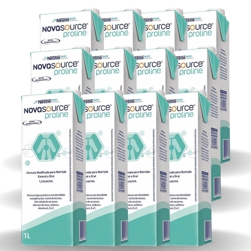 Nutrição Enteral E Oral Novasource Proline 1L 12 Unidades — Novasource | Farmácia Resyla