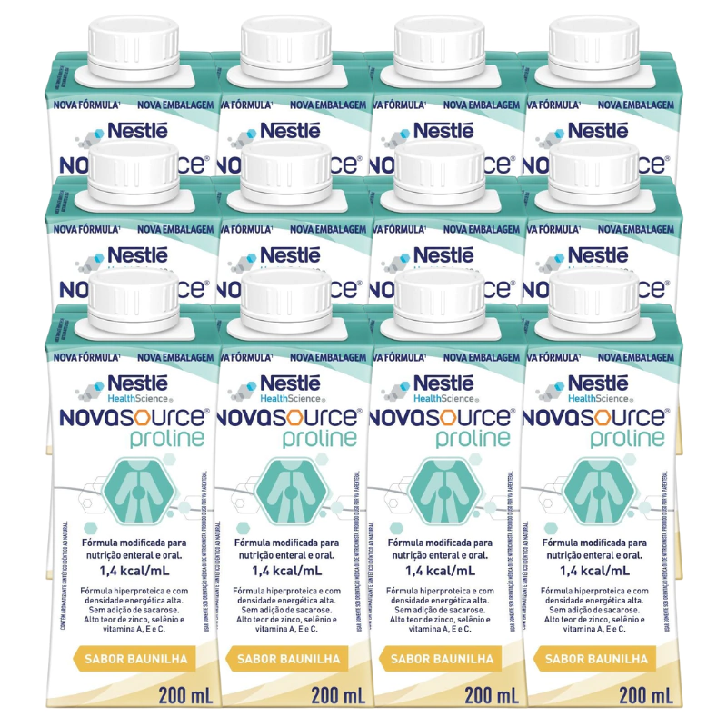 Nutrição Enteral E Oral Novasource Proline Baunilha 200Ml 12 Unidades — Novasource | Farmácia Resyla