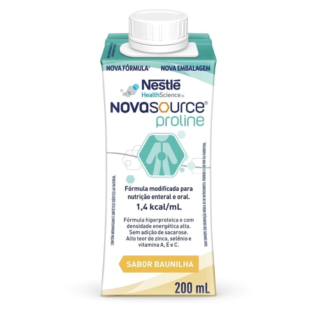 Nutrição Enteral E Oral Novasource Proline Baunilha 200Ml — Novasource | Farmácia Resyla