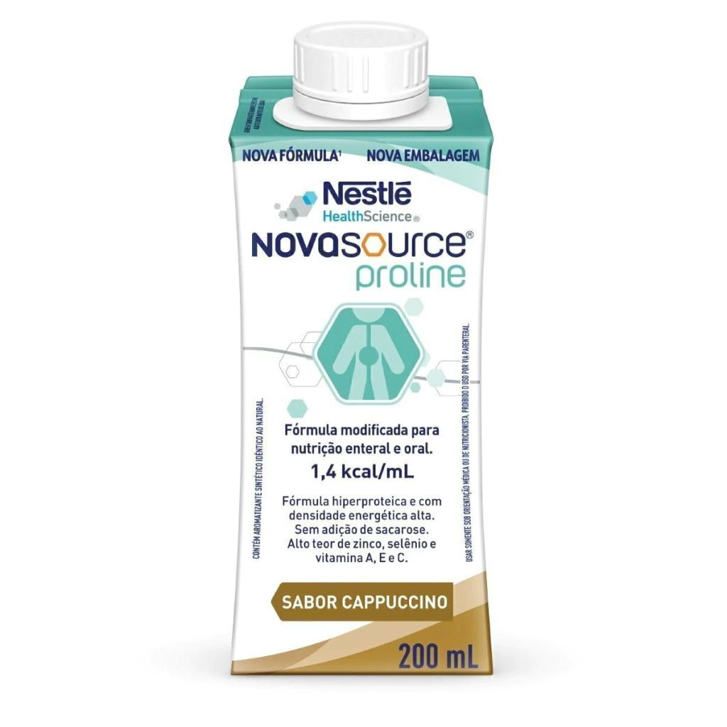 Nutrição Enteral E Oral Novasource Proline Cappuccino 200Ml — Novasource | Farmácia Resyla